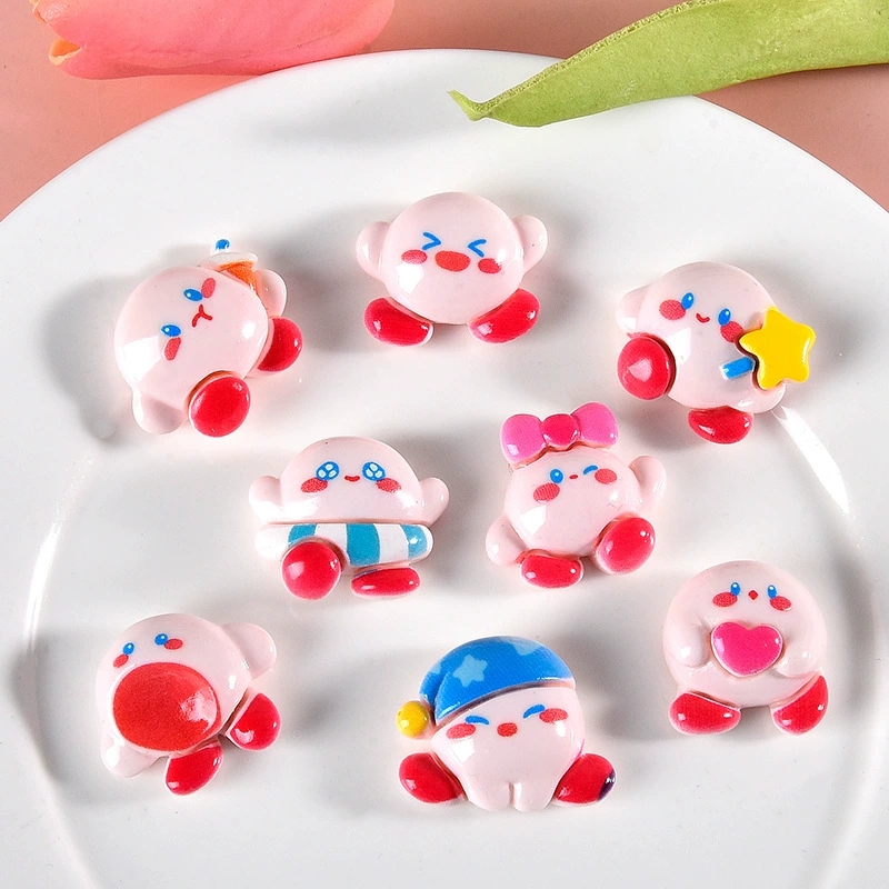 Model Kit Kirby - 8Pcs/Set Cartoon Star Kirby Cute Anime