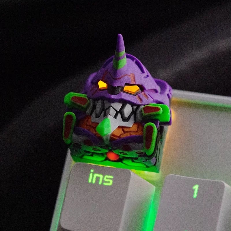 Model Kit Eva - Anime New Century Evangelion Light-Transmitting Keycap
