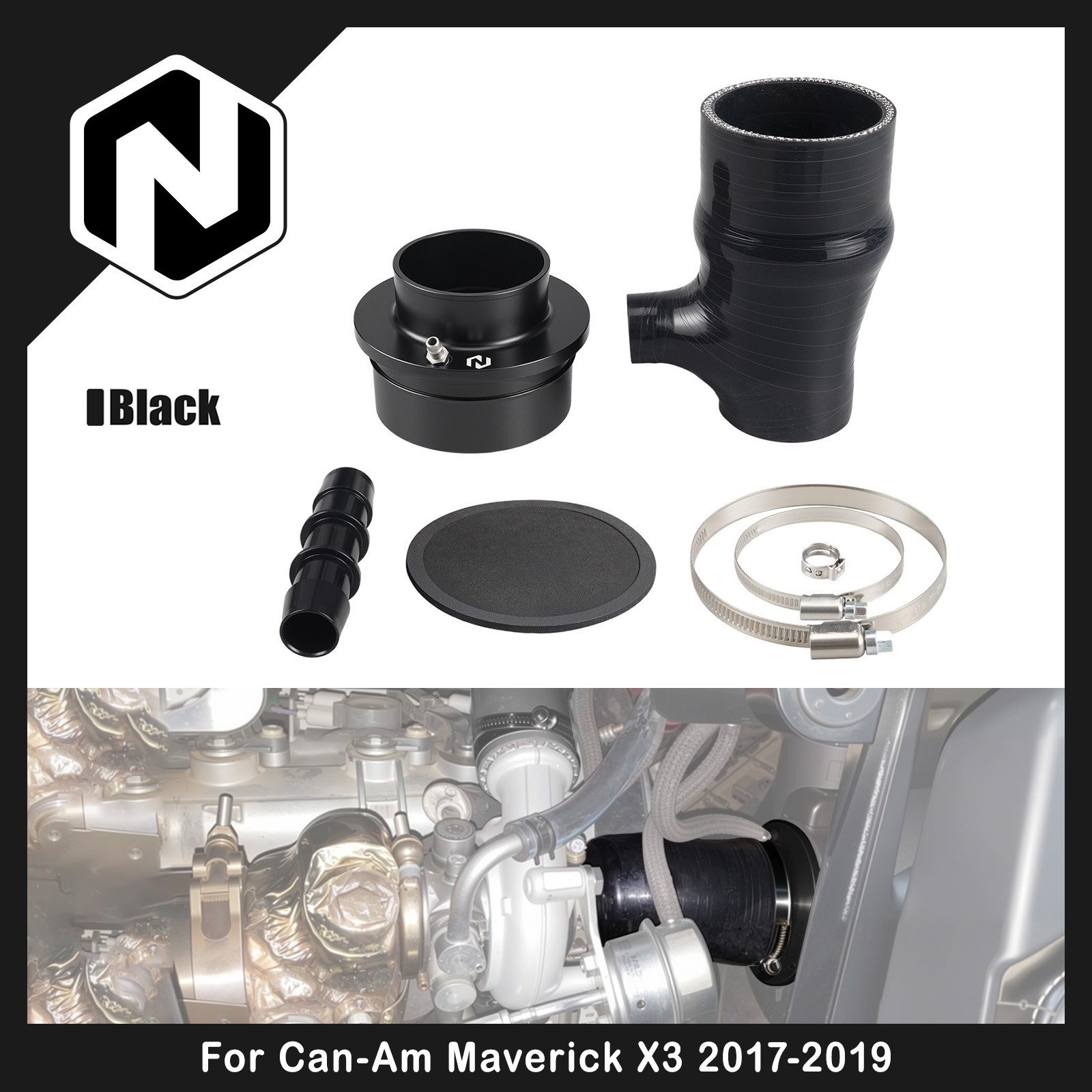 Model Kit Brand - NICECNC Silicone Intake Hose Kit For