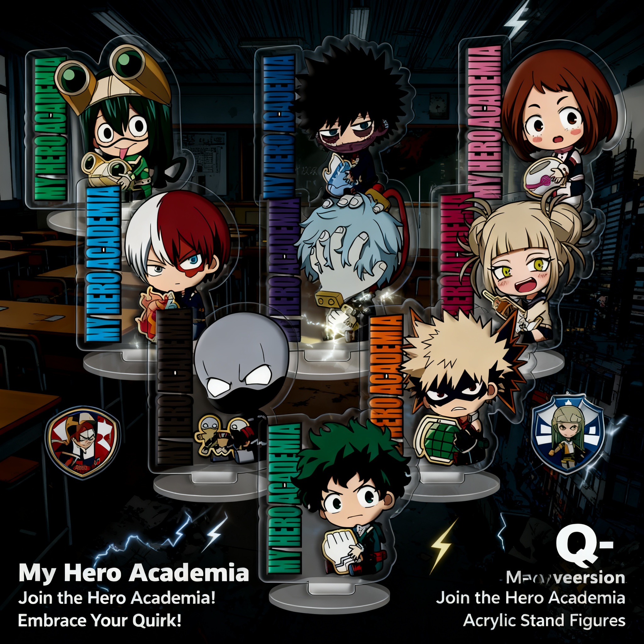 Model Kit Bandai - My Hero Academia Deku Midoriya Acrylic