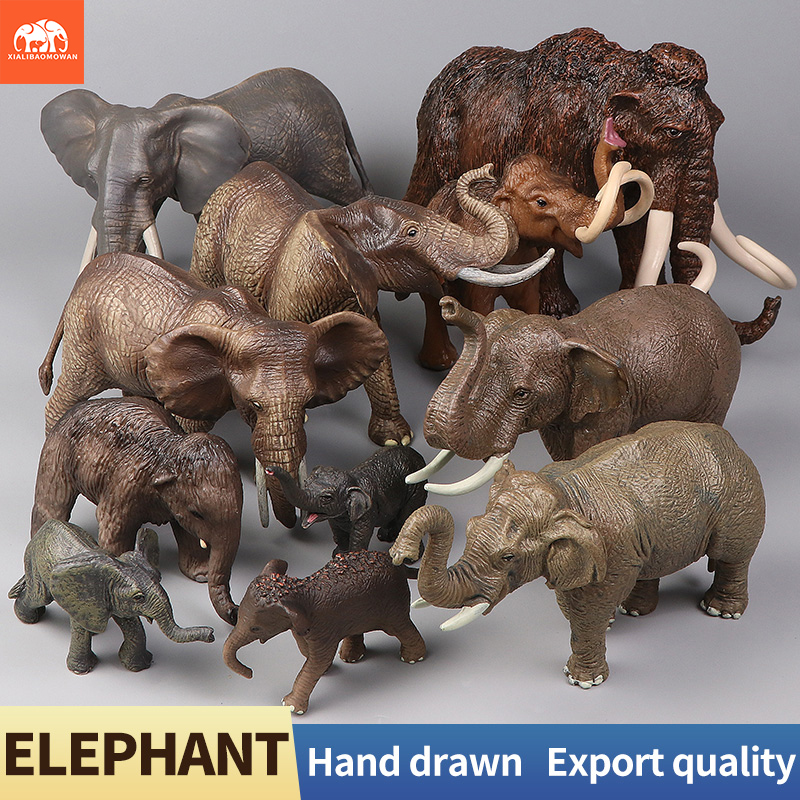 Model Kit Brand - African Wild Animals Big Mammoth Elephant