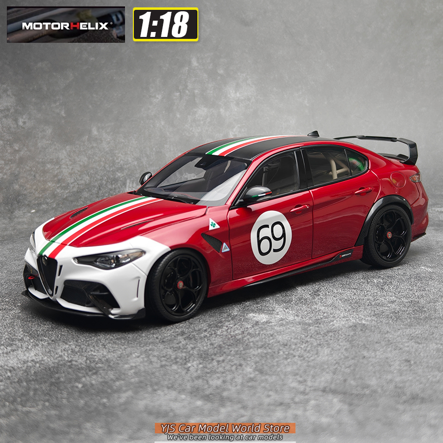 Model Kit Alfa Romeo - MOTORHELIX 1/18 Alfa Romeo Giulia GTAm