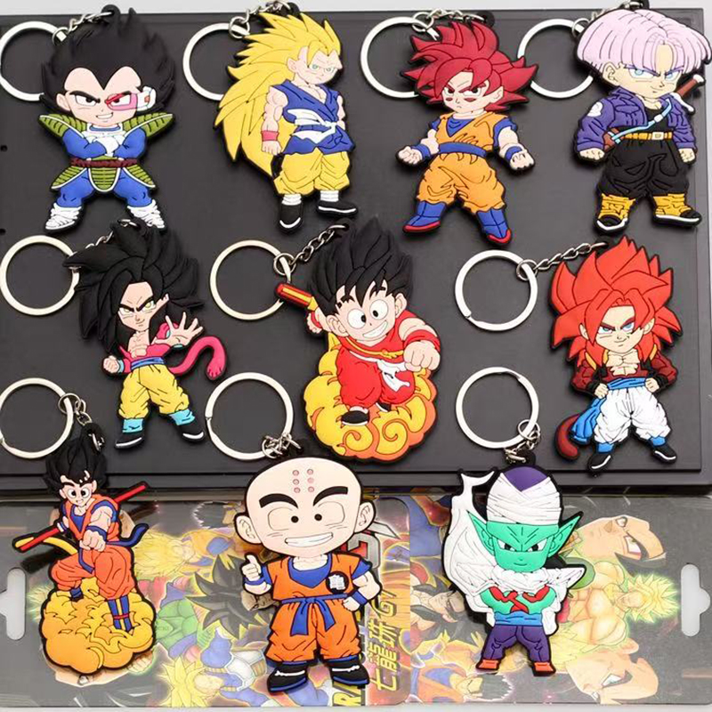 Model Kit Vegeta - 5Pcs/10Pcs Anime Figure Dragon Ball Keychain