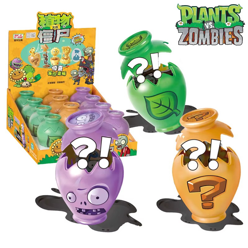 Model Kit Zombie - 12pcs Plants VS Zombies 2 Crock