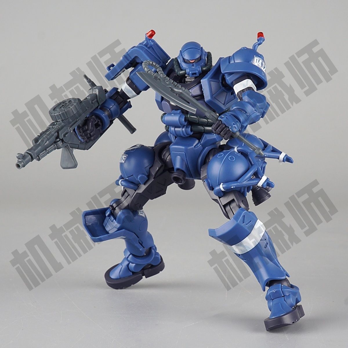 Model Kit Zaku - HG MSGG MS-06-SSP POLICE ZAKU Assembly