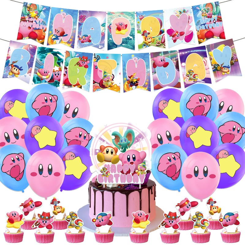 Kirby Theme Birthday Party Dec - Model Kit Kirby incelemesi ve fiyatı