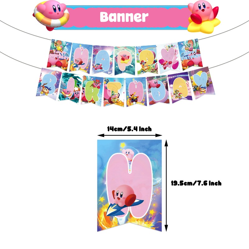 Kirby Theme Birthday Party Dec - Model Kit Kirby incelemesi ve fiyatı
