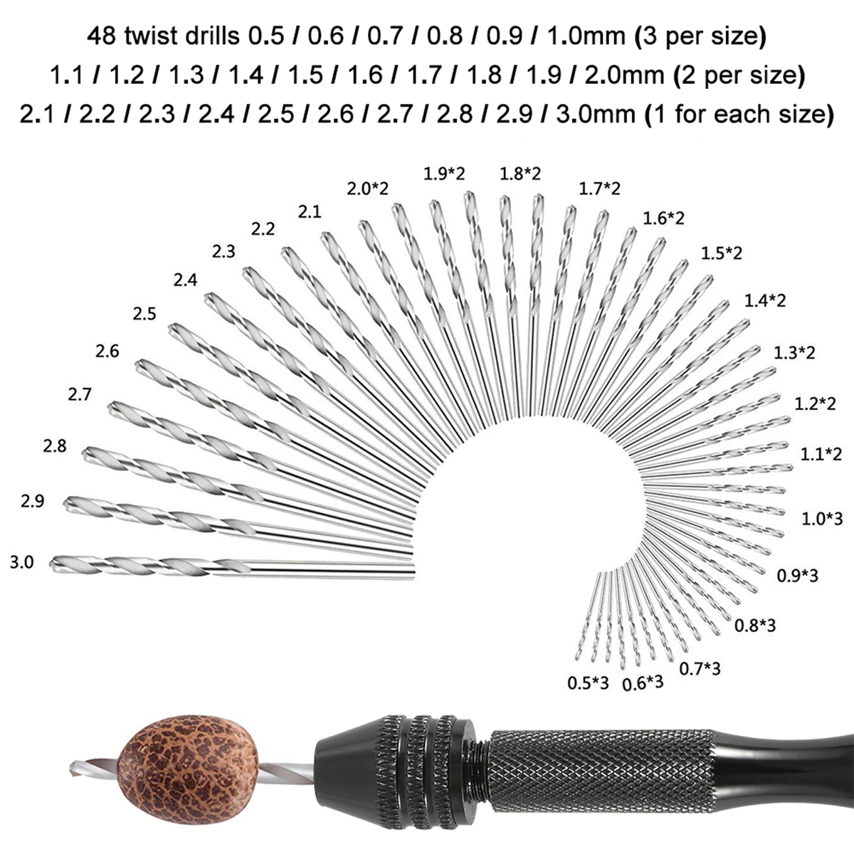 49 Mini Pieces Precision Pin V - Pin Vice Micro incelemesi ve fiyatı