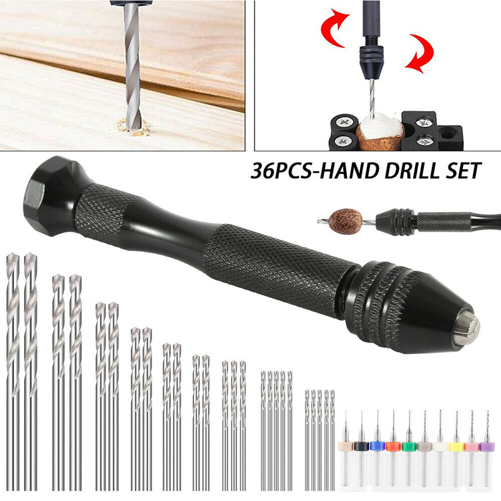 36Pcs Micro Hand Drill Bits Se - Pin Vice Micro incelemesi ve fiyatı