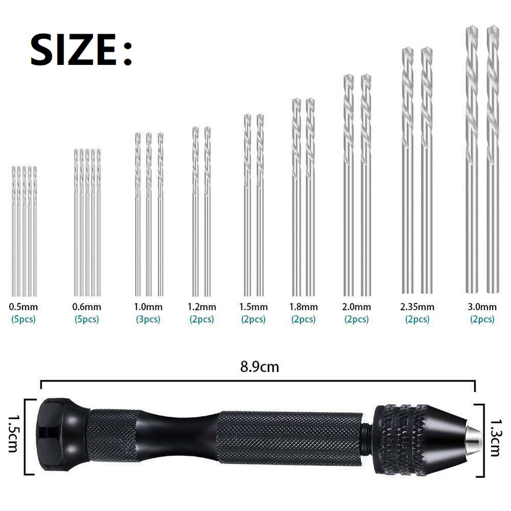 36Pcs Micro Hand Drill Bits Se - Pin Vice Micro incelemesi ve fiyatı