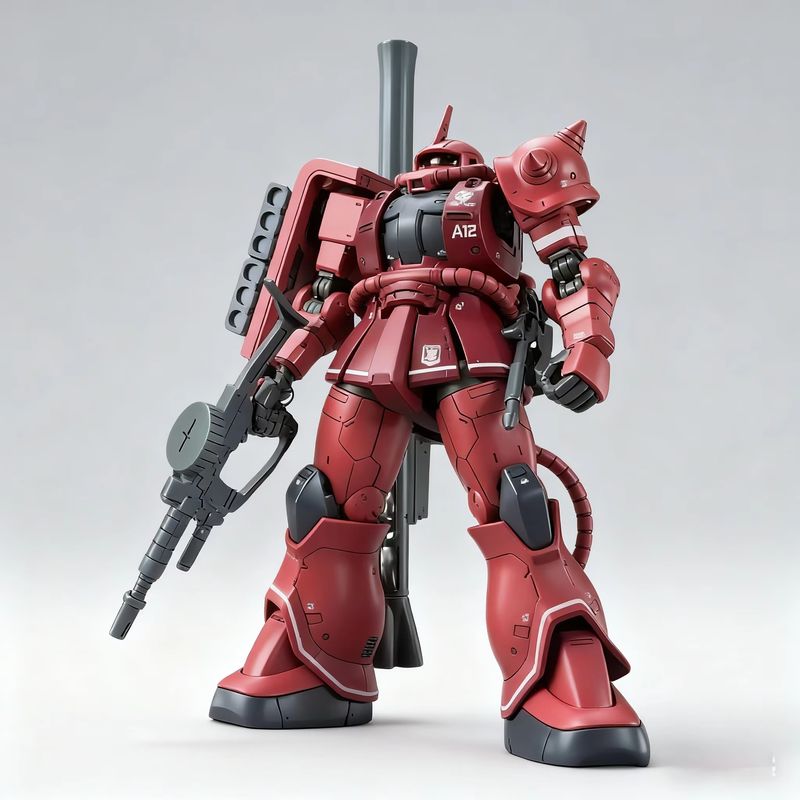 HG 1/144 GTO Char's Red Comet  - Model Kit Zaku incelemesi ve fiyatı