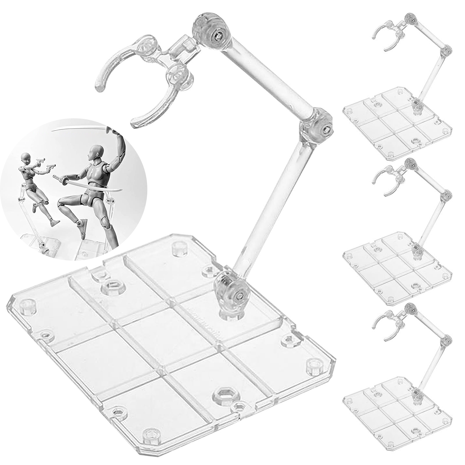 Clear Action Figure Stand,Asse - Model Kit Eva incelemesi ve fiyatı