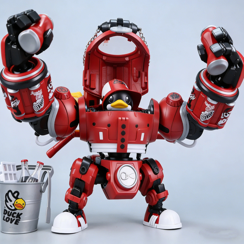 B.Duck Hiphop Duck 21cm Mecha  - Model Kit Water Decal incelemesi ve fiyatı