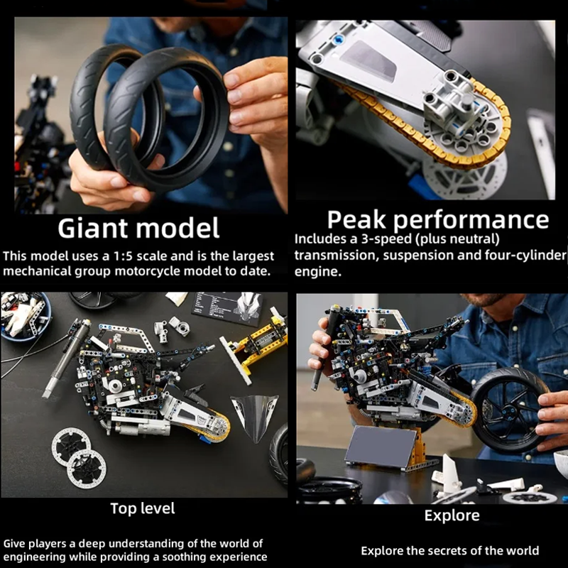 1920pcs Motorcycle Building Bo - Model Kit Anubis incelemesi ve fiyatı