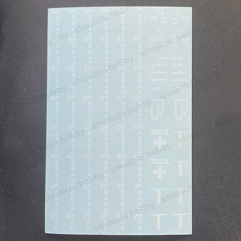 1PCS 1/50 1/75 1/100 Scale Loa - Model Kit Water Decal incelemesi ve fiyatı
