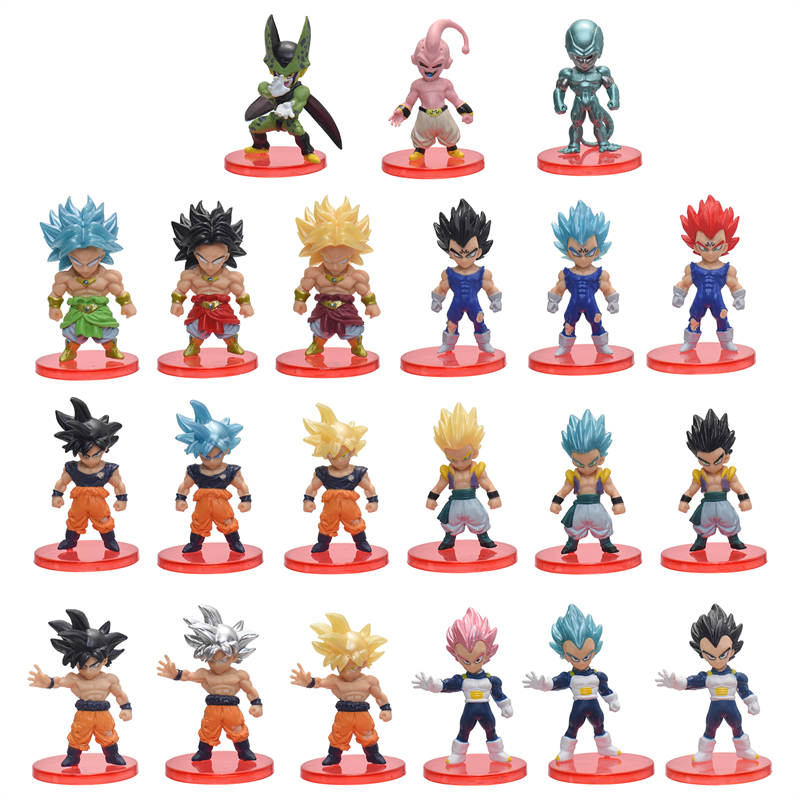 21Pcs/Set Dragon Ball Mini Fig - Model Kit Vegeta incelemesi ve fiyatı
