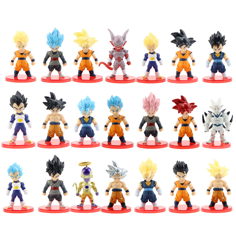 21Pcs/Set Dragon Ball Mini Fig - Model Kit Vegeta incelemesi ve fiyatı