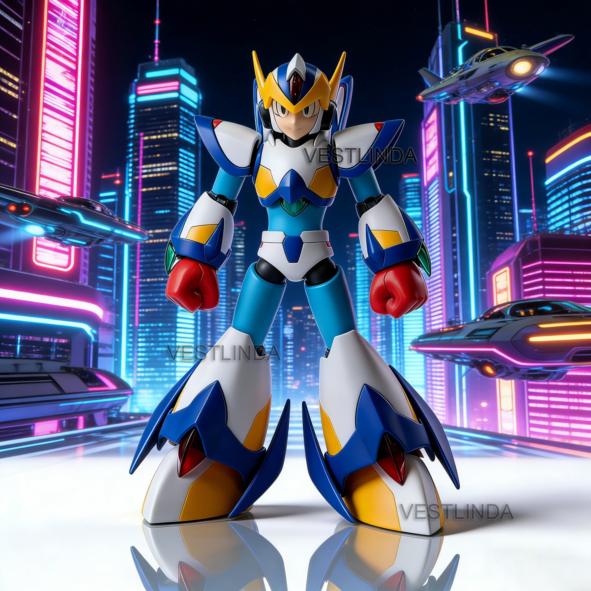 KP701 Rockman X Falcon Action  - Model Kit Bandai incelemesi ve fiyatı