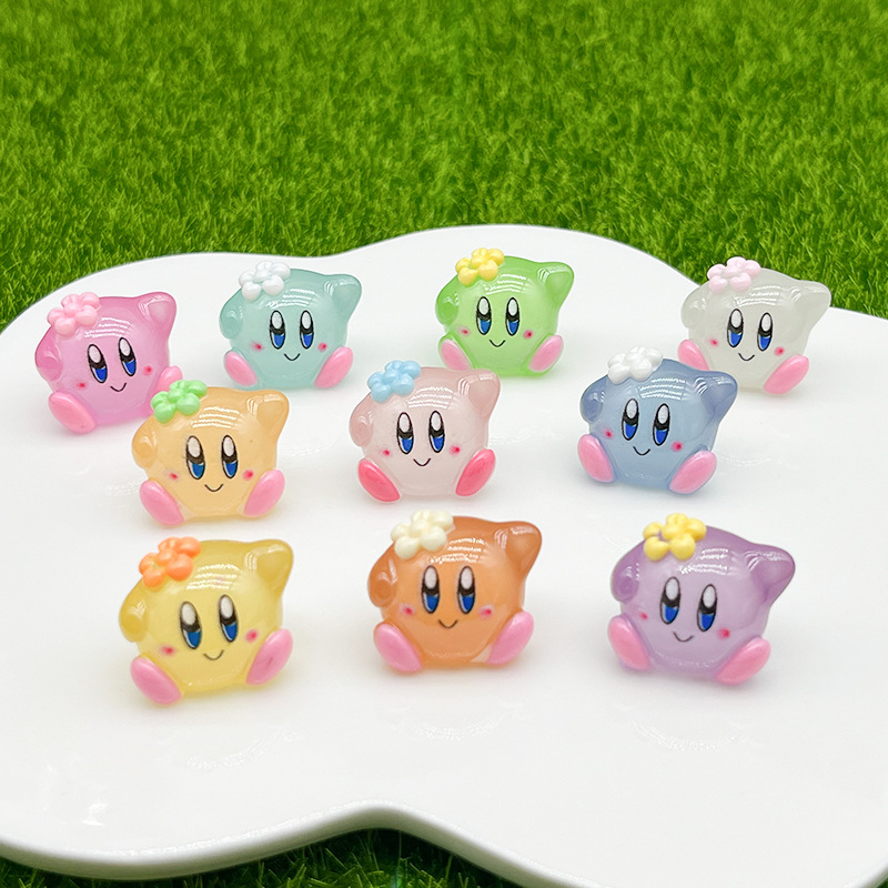 10pcs Cartoon Kirby Luminous S - Model Kit Kirby incelemesi ve fiyatı