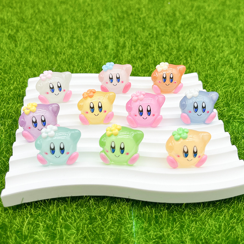 10pcs Cartoon Kirby Luminous S - Model Kit Kirby incelemesi ve fiyatı