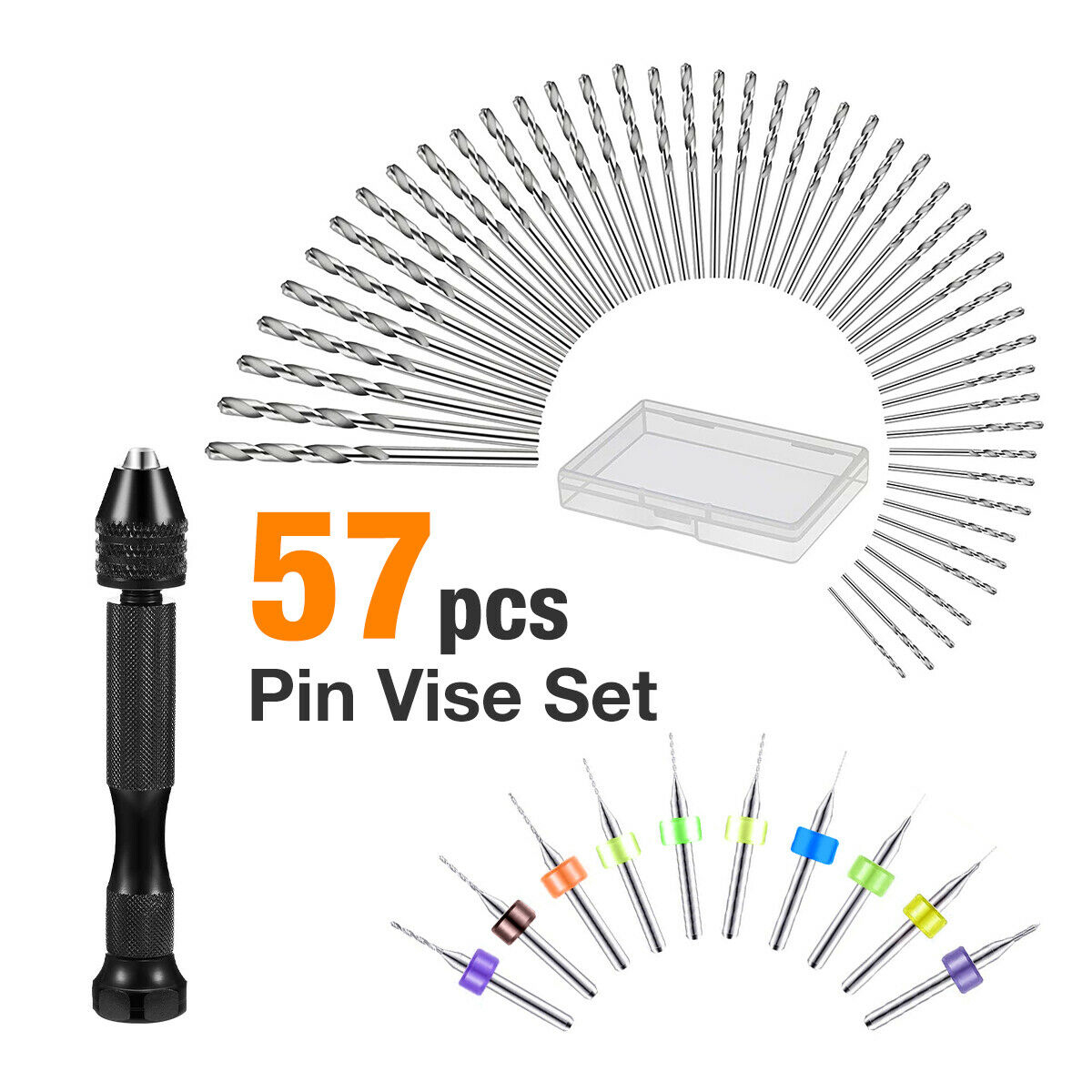 57 Pcs Alloy Steel Pin Vise Ha - Pin Vice Micro incelemesi ve fiyatı