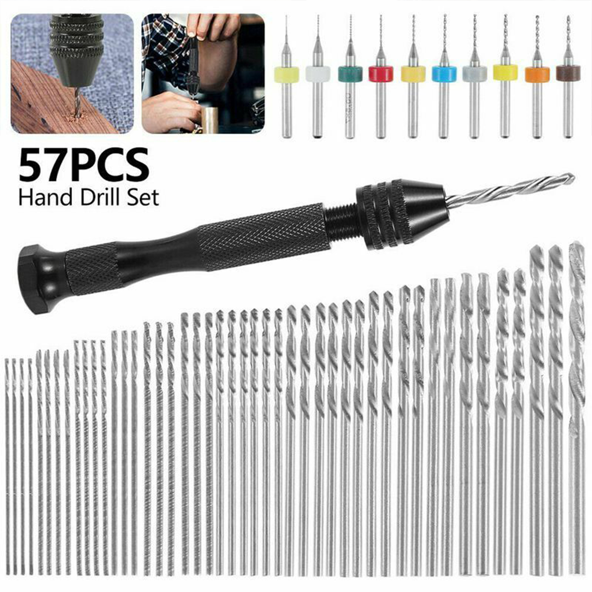 57 Pcs Alloy Steel Pin Vise Ha - Pin Vice Micro incelemesi ve fiyatı