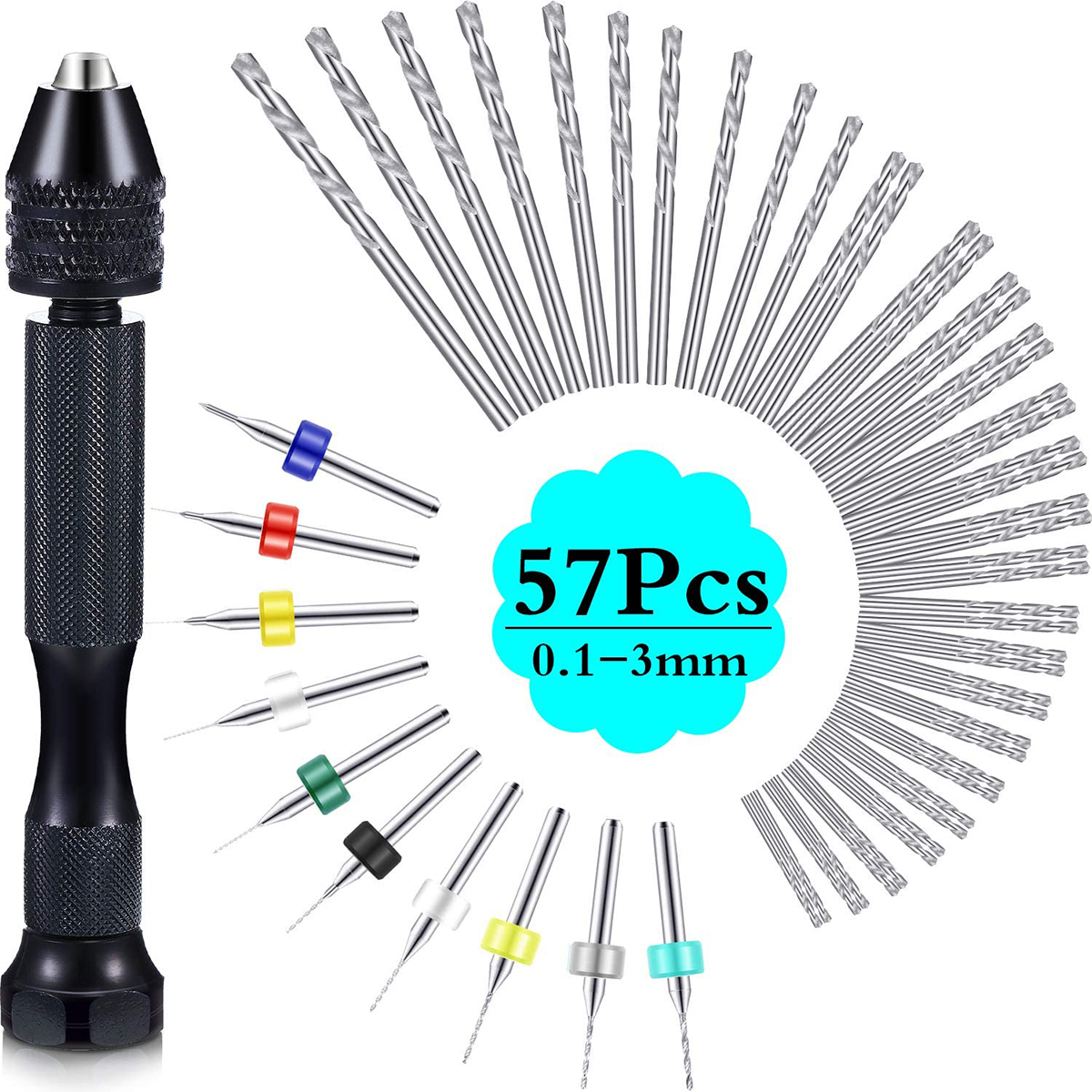 57 Pcs Alloy Steel Pin Vise Ha - Pin Vice Micro incelemesi ve fiyatı