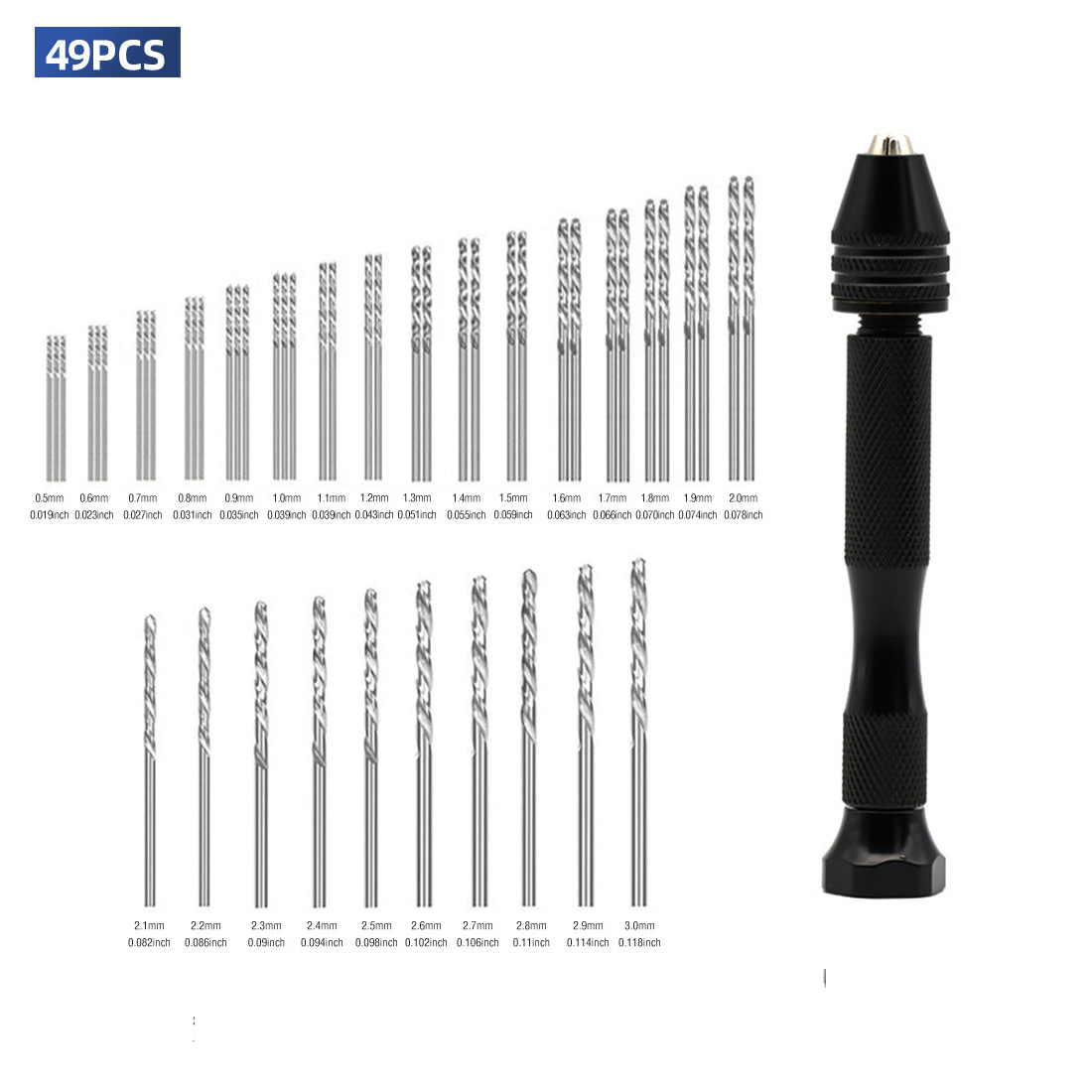 49 Mini Pieces Precision Pin V - Pin Vice Micro incelemesi ve fiyatı